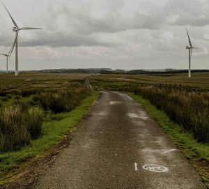 Windfarm in rural Northumberland