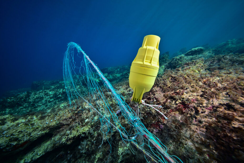 MyGearTag-on-fishing-net